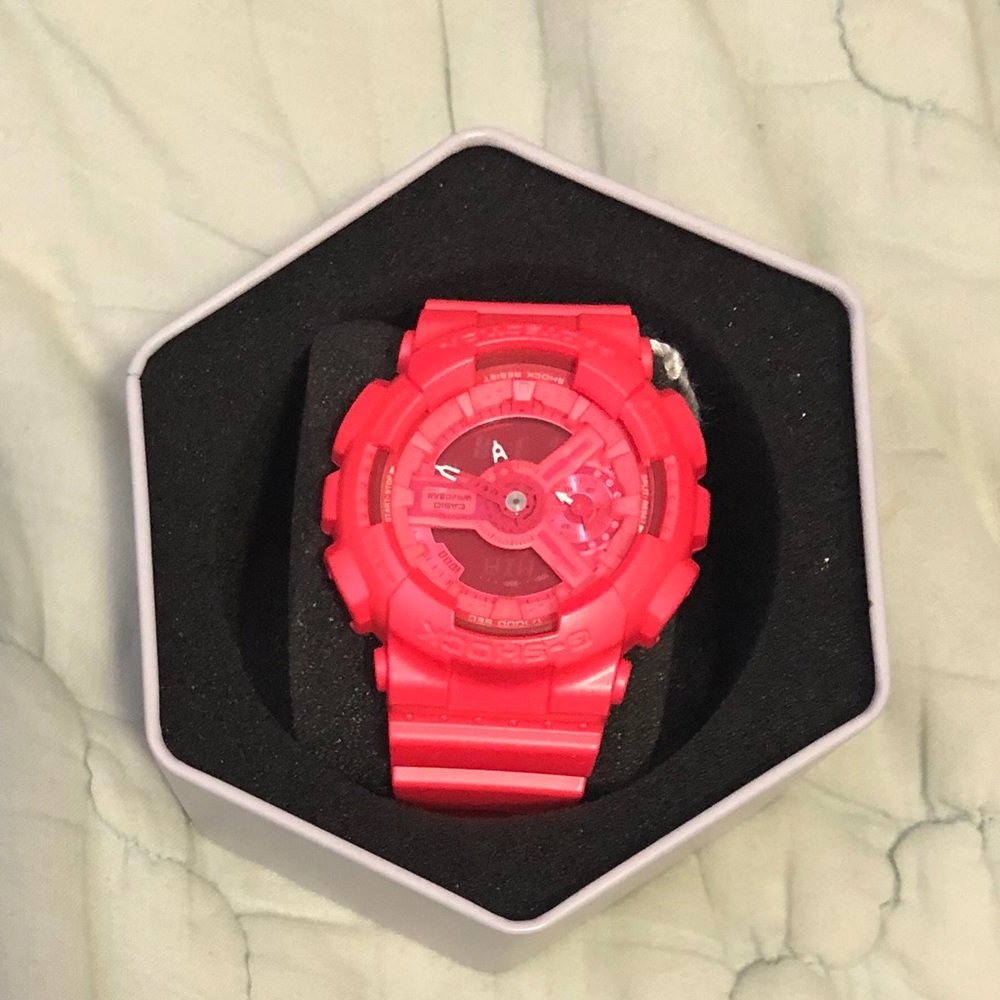 G shock hot pink watch
